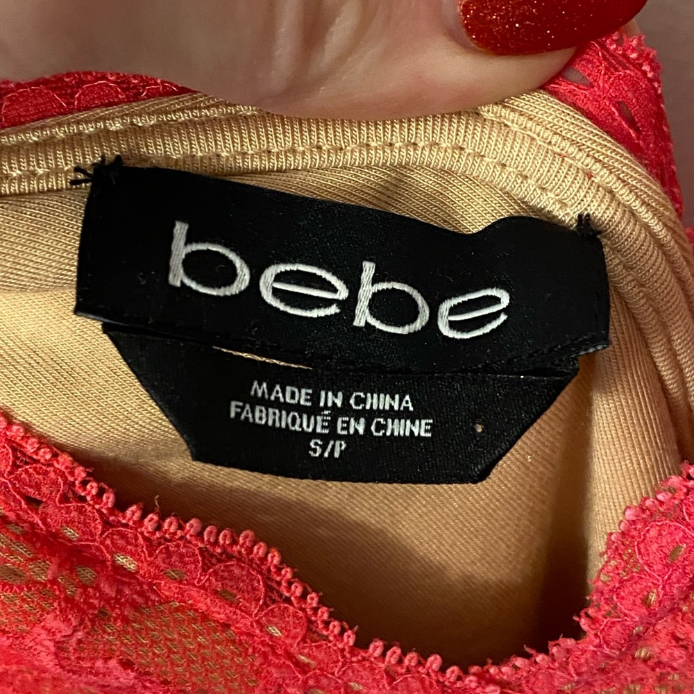 Bebe. Hot Pink ๐ Double Lined. Side Zipper. Size Small. - Picture 7 of 11
